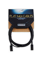 MIDI-кабель ROCKBOARD RBO CAB MIDI 300 BK FLAT MIDI CABLE - BLACK, 300 CM