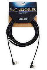 MIDI-кабель ROCKBOARD RBO CAB MIDI 500 BK FLAT MIDI CABLE - BLACK, 500 CM