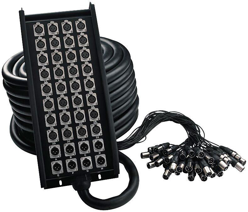 Мультикор ROCKCABLE RCL30930 Multicore Cable + Stage Box - 32 x Send / 8 x Return (30m), фото 1