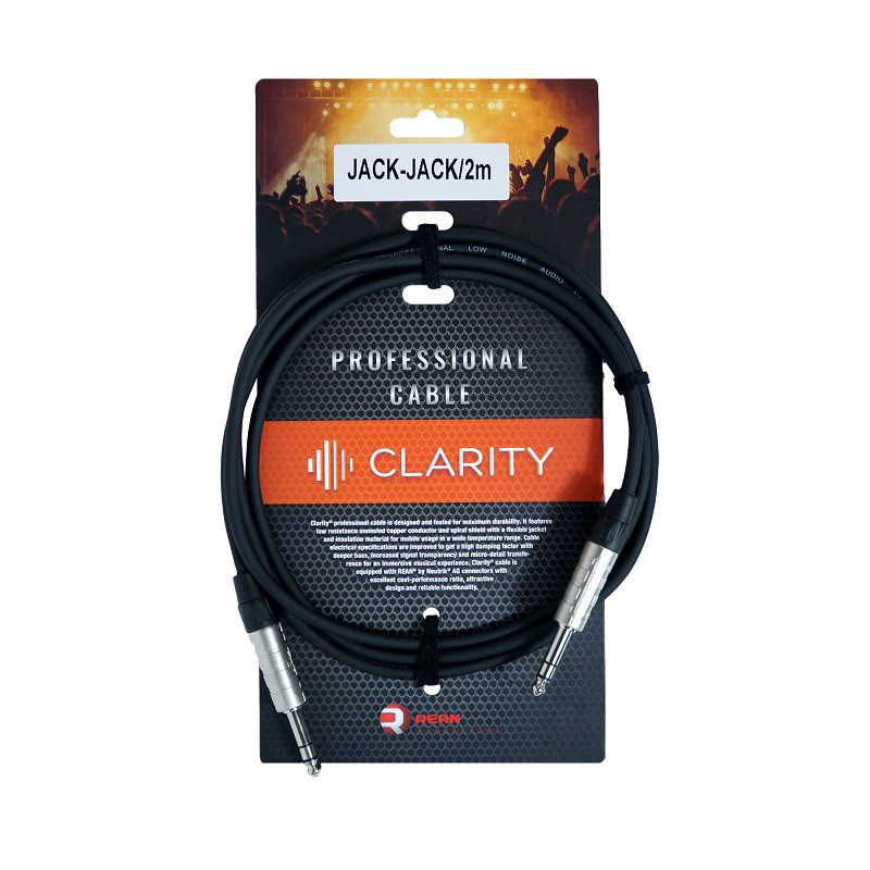 Балансний кабель CLARITY JACK-JACK/2m