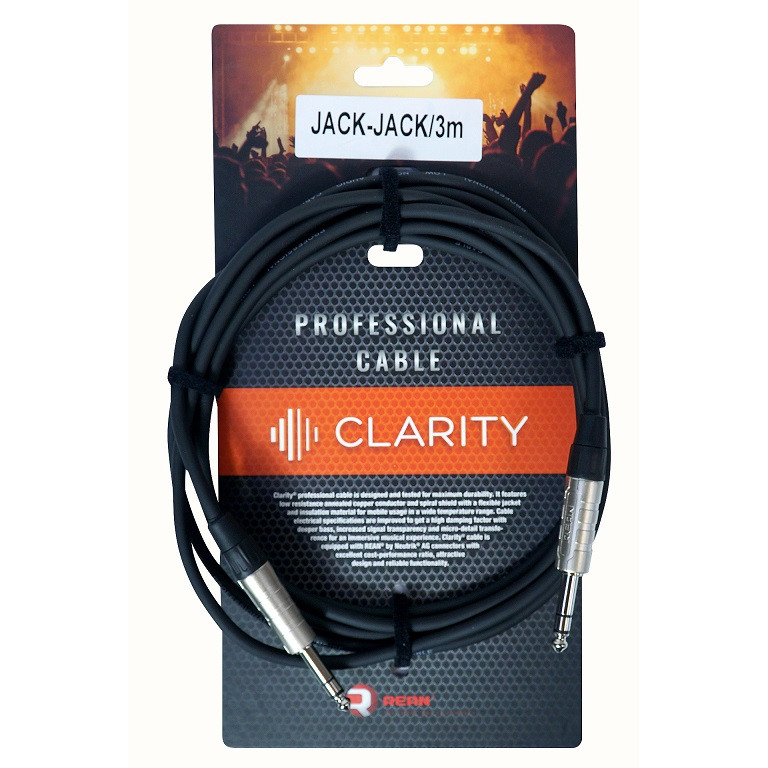 Балансний кабель CLARITY JACK-JACK/3m