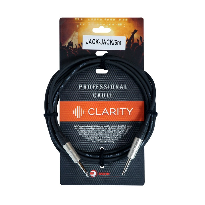 Балансний кабель CLARITY JACK-JACK/6m