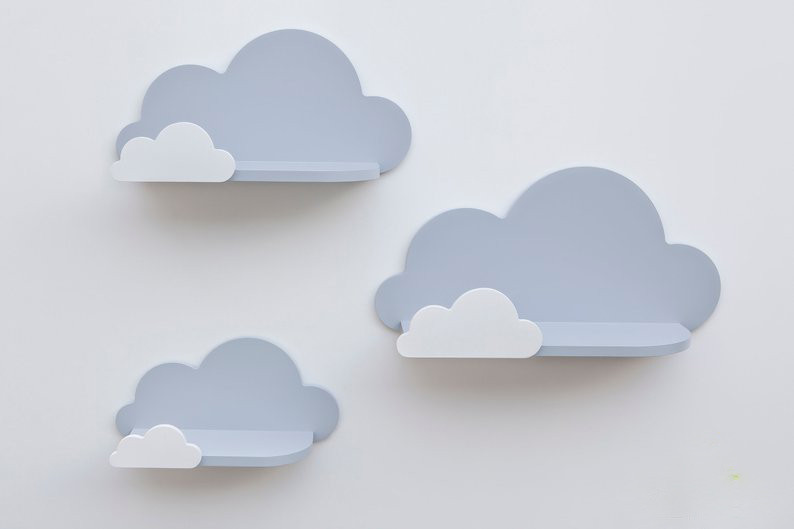 Полиці хмарки №2  (комплект 3 шт), фото 1