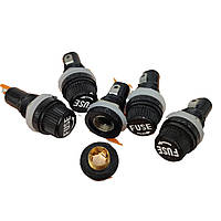 Держатель для предохранителя 5*20, FUSE, черный