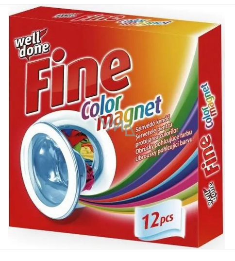 Серветки для прання кольорових тканин Well Done White Guard 12 шт/уп 5998466112342