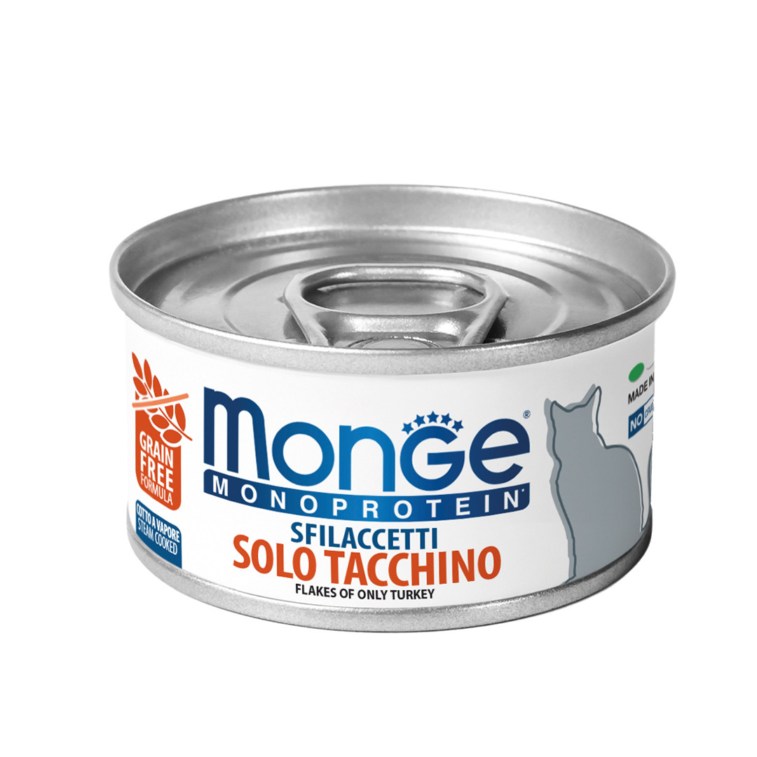 Monge MONOPROTEIN м'ясні пластівці індичка 80 гр.