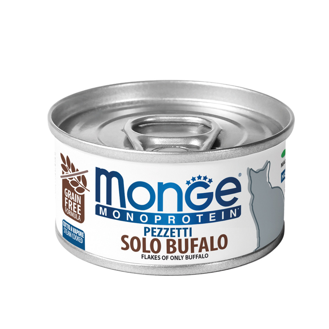 Monge MONOPROTEIN м'ясні пластівці буйвол 80 гр., фото 1