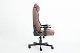 Крісло комп'ютерне із екохутра BOUCLE Коричневе НОВИНКА!, фото 3