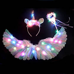 Набір аксесуарів до костюму Єдинорога з підсвічуванням