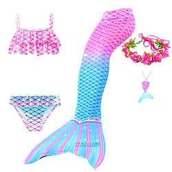 Купальник принцеси Аріель з віночком і кулоном