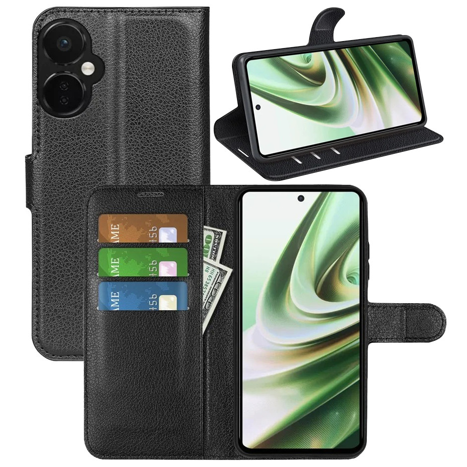 Чохол-книжка Litchie Wallet для OnePlus Nord CE 3 Lite 5G Black, фото 1
