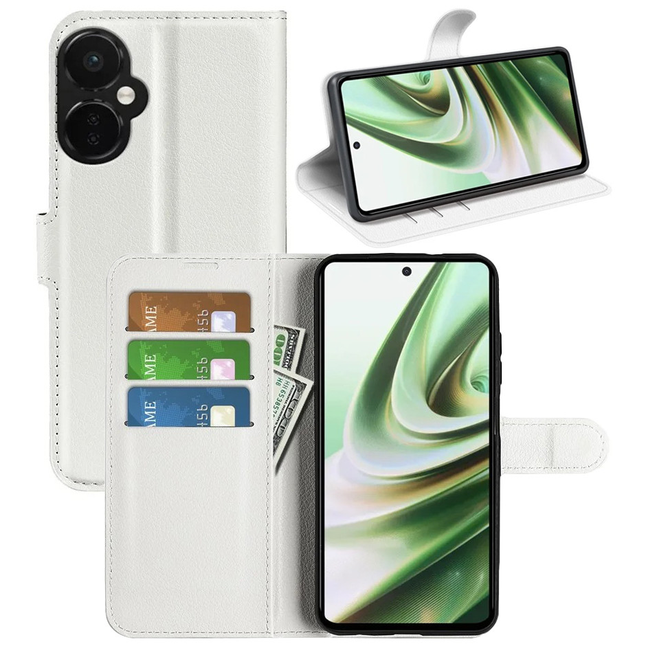 Чохол-книжка Litchie Wallet для OnePlus Nord CE 3 Lite 5G White, фото 1