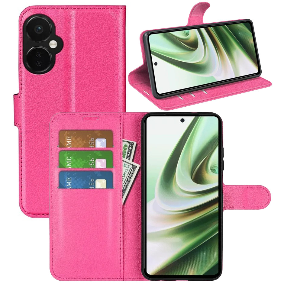 Чохол-книжка Litchie Wallet для OnePlus Nord CE 3 Lite 5G Rose, фото 1