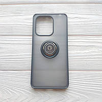 Чохол Armor Ring для Xiaomi Redmi Note 13 протиударний з кільцем Чорний
