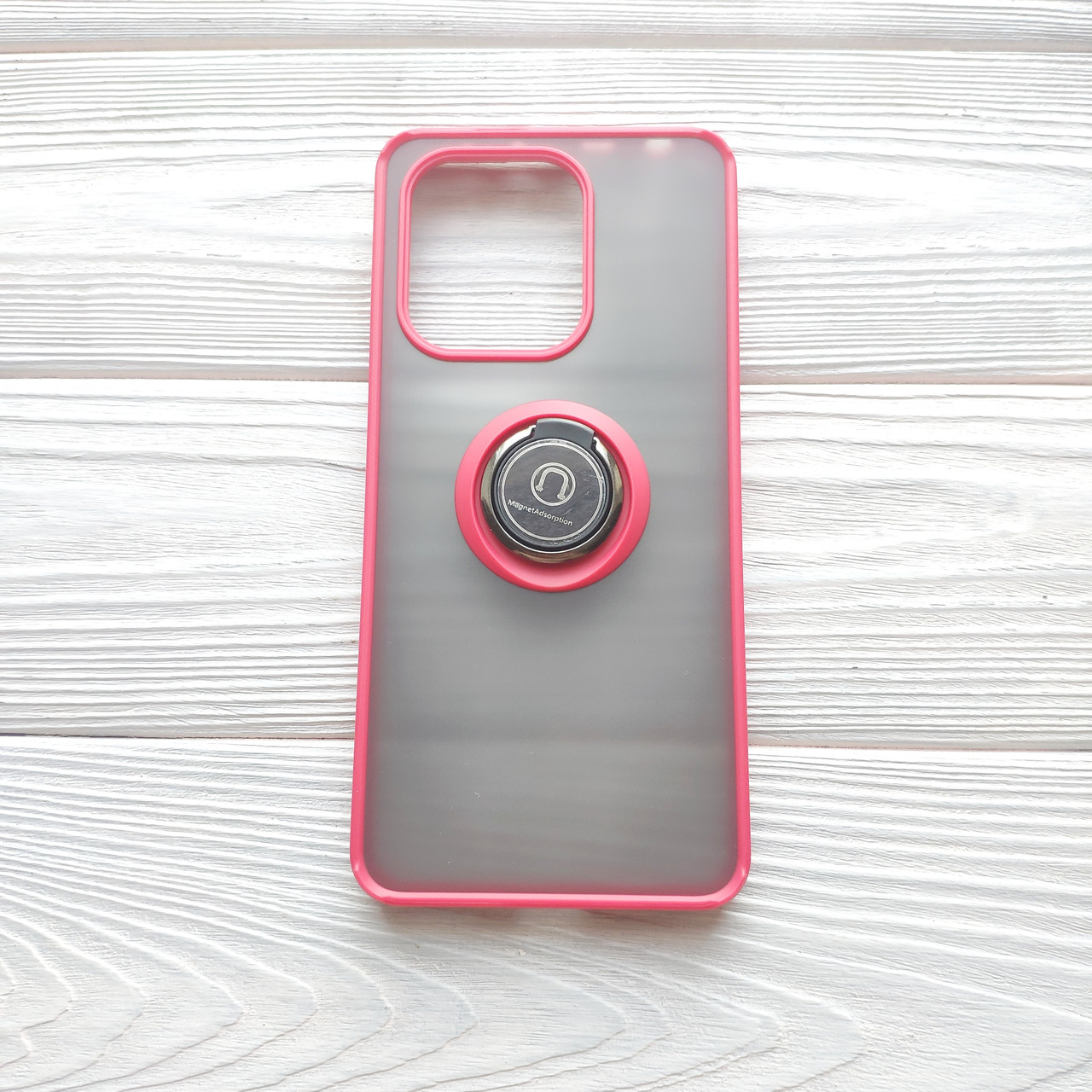 Чохол Armor Ring для Xiaomi Redmi Note 13 протиударний з кільцем Червоний