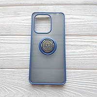 Чохол Armor Ring для Xiaomi Redmi Note 13 протиударний з кільцем Синій