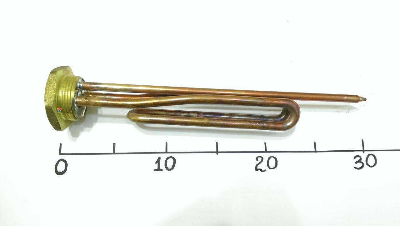 ТЕН для бойлера 2000W L-75 з різзю 11⁄4" і місцем під анод м6 Електрон-Т (Україна), фото 1