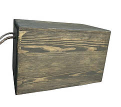 Дерев'яний ящик для зберігання з кришкою, фото 3