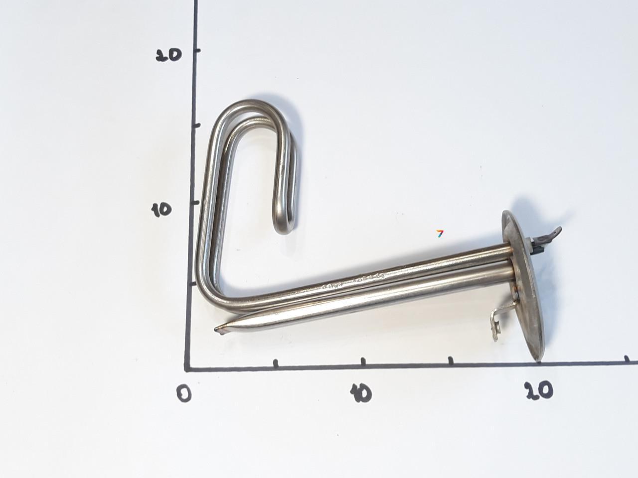 ТЕН для бойлера 1500 W на фланці Ø 82 з місцем під анод м6 (Україна), фото 1