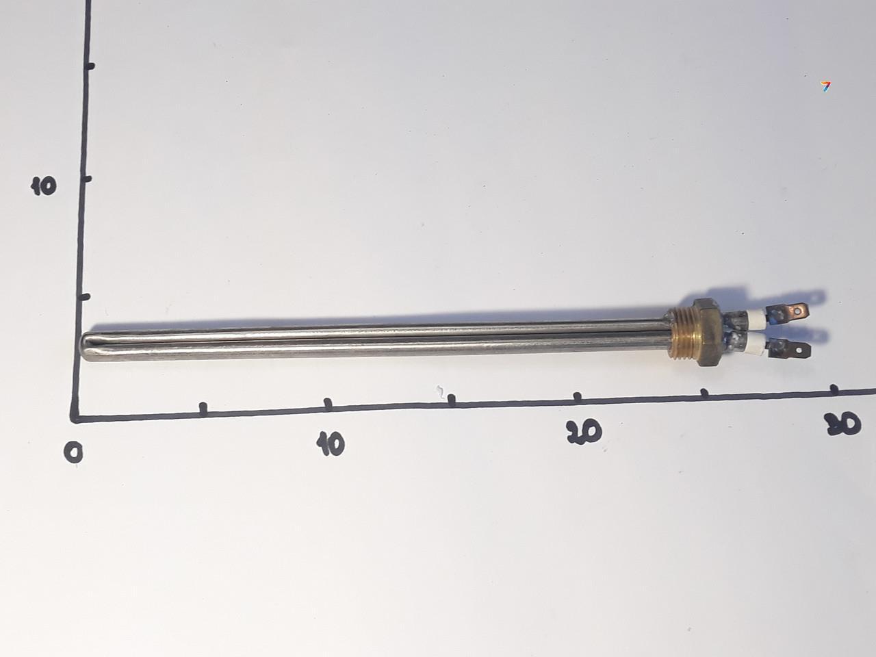 ТЕН для радіатора 700W з різзю 1/2" (Україна), фото 1