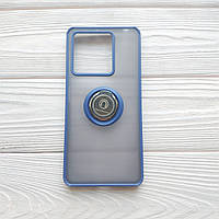 Чохол Armor Ring для Xiaomi Redmi Note 13 5G протиударний з кільцем Синій