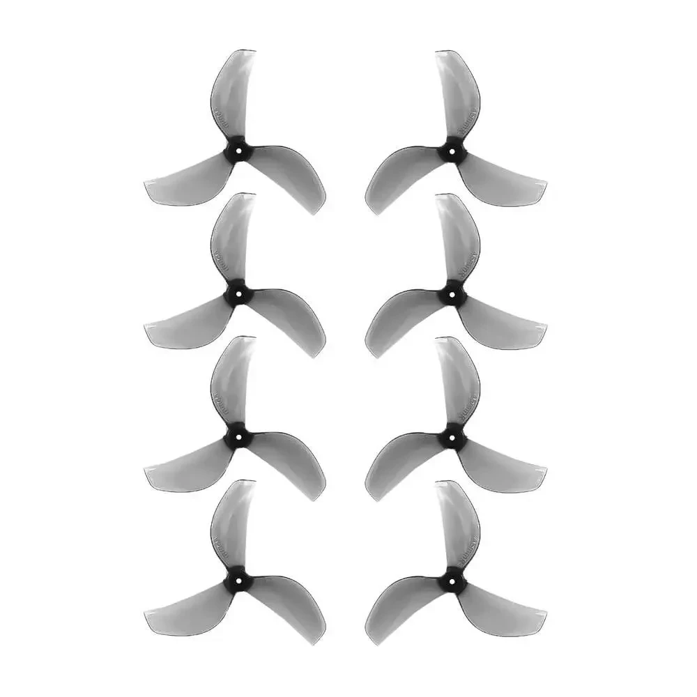 Gemfan 45 мм 3 лопаті (1 мм вал) для дрона BetaFPV Air75 (8 шт, Clear Gray)