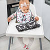 Тактильна розвиваюча книжечка для малят 0+ BLACK&WHITE BabyOno, фото 10