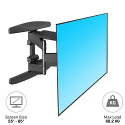 Кріплення для ТВ із Поворотом S65 55-85", Кронштейн для Телевізора