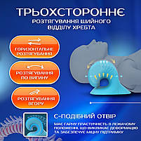 Масажна подушка для шиї та спини з підігрівом Massage Pillow (Релаксатор) EVA, фото 5