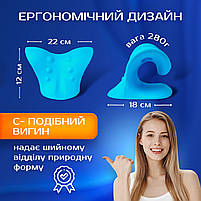 Масажна подушка для шиї та спини з підігрівом Massage Pillow (Релаксатор) EVA, фото 9