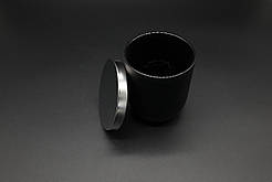 Скляна банка для свічок з металевою кришкою 80х68мм/140 мл