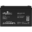 Акумулятор Offgridtec® AGM 101Ah 20HR 12V – Deep Cycle Solar Battery, фото 3