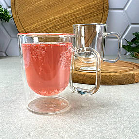 Набір кавових чашок із подвійними стінками 2 шт 120 мл ARDESTO, фото 1