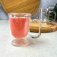 Набір кавових чашок із подвійними стінками 2 шт 120 мл ARDESTO, фото 4