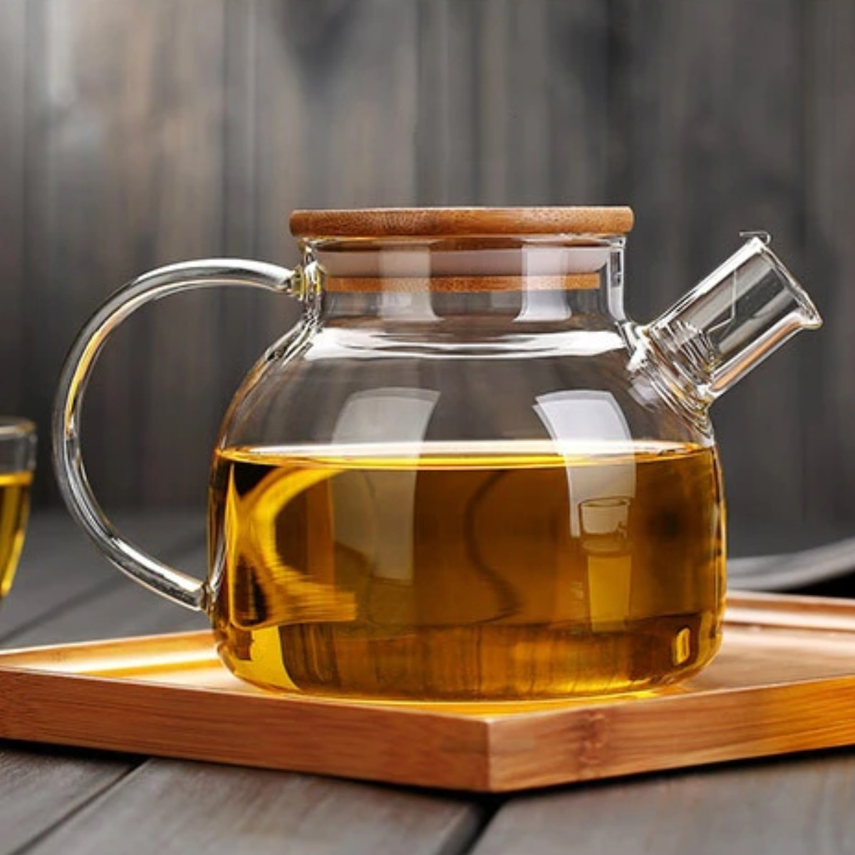 Чайник заварювальний Fusion з пружиною-ситом і бамбуковою кришкою 1.0 л (R92188)