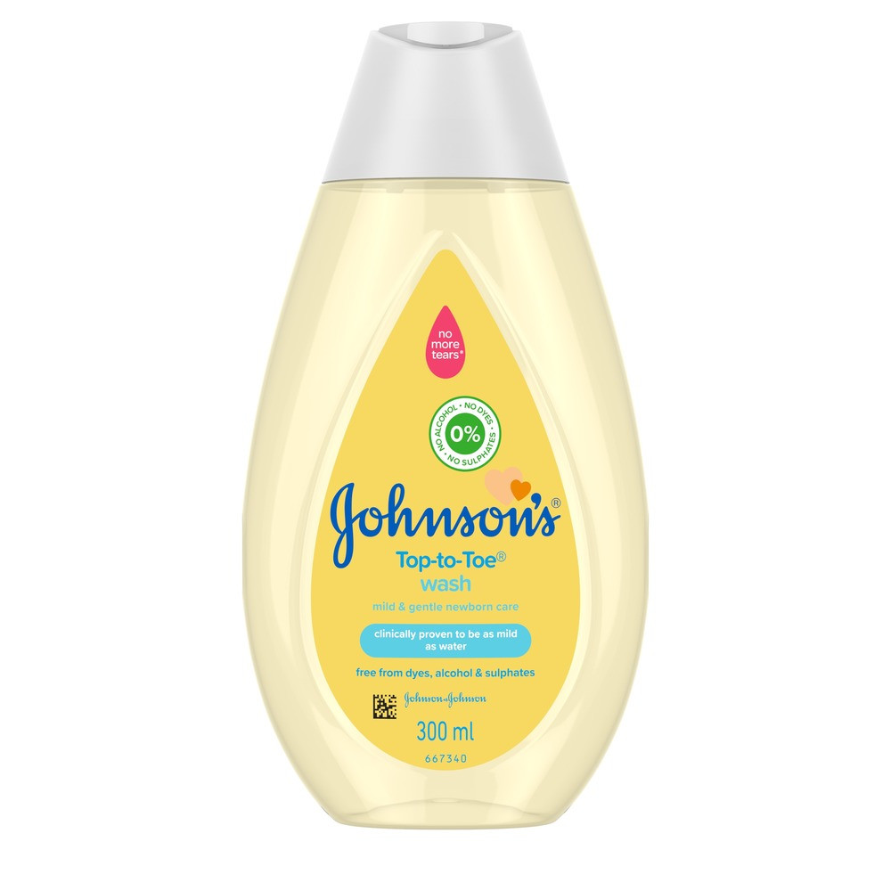 Піна-шампунь від маківки до п'ят Johnson’s baby 300 мл  (Джонсонс беби ), фото 1