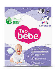 Дитячий пральний порошок Teo bebe Gentle & Clean Lavender, 400 г (Тео бебі)