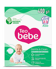 Дитячий пральний порошок Teo Bebe Gentle & Clean Aloe 400 гр (Тео бебі)