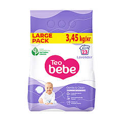 Дитячий пральний порошок Teo bebe Gentle & Clean Lavender, 3.45 кг