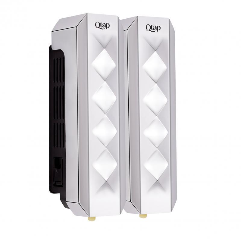 Диспенсер для мила Qtap Pohodli подвійний QTDM350CP2 Chrome (Dávkovaç)