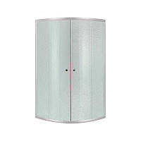 Душова кабіна Lidz Latwa SC80x80.SAT.LOW.FR, скло Frost 4 мм без піддона