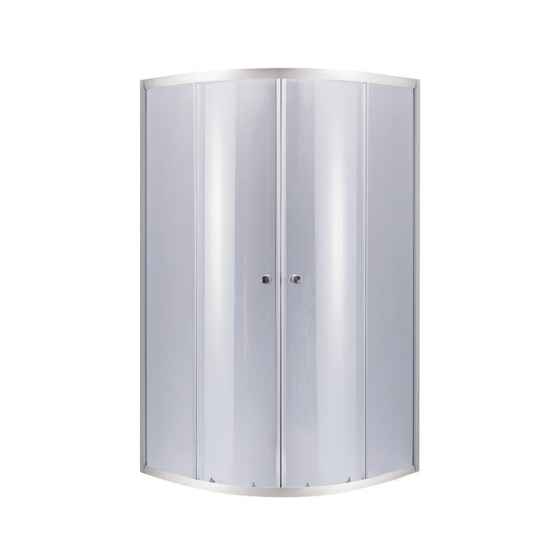 Душова кабіна Lidz Latwa SC80x80.SAT.LOW.GR, скло тоноване 4 мм без піддона, фото 1