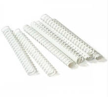 Пружини 45 мм пластикові білі А4 для біндера, 50 штук в упаковці