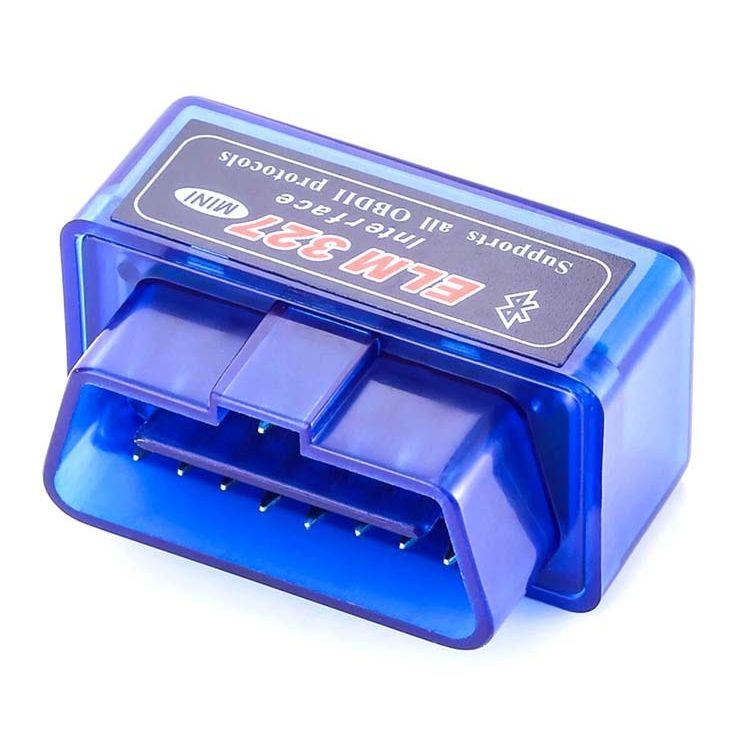 Діагностичний автомобільний сканер (автосканер) ELM327 OBDII Bluetooth v1.5 Blue (3_05117)