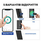 Біометричний дверний замок NaviCat F2 електронний з підтримкою програми TUYA Silver (3_05127), фото 8