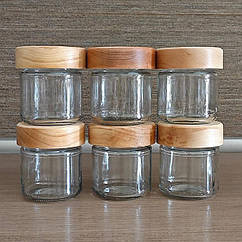 Набір баночок для зберігання спецій, скло 212 мл (6 шт.)