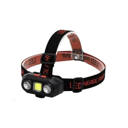 Налобний ліхтарик Police PL-167 COB+2xXP акумуляторний 1x18650 Type-C (7_00770), фото 1