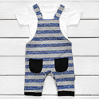 Ромпер з бодіком Смужка