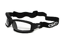 Окуляри захисні з ущільнювачем Global Vision Assault (clear) Anti-Fog, прозорі, фото 2