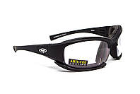 Окуляри захисні з ущільнювачем Global Vision Assault (clear) Anti-Fog, прозорі, фото 5